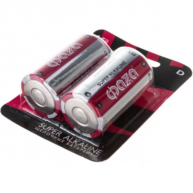 Алкалиновые элементы питания JAZZWAY ФАZА LR20 Super Alkaline BL-2 2858535 Алкалиновые элементы питания JAZZWAY ФАZА LR20 Super Alkaline BL-2 2858535