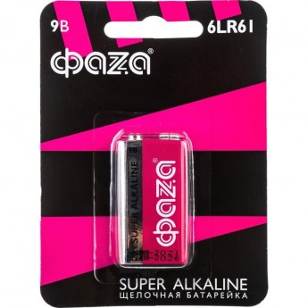Алкалиновый элемент питания JAZZWAY ФАZА 9V 6LR61 Super Alkaline BL-1 Алкалиновый элемент питания JAZZWAY ФАZА 9V 6LR61 Super Alkaline BL-1
