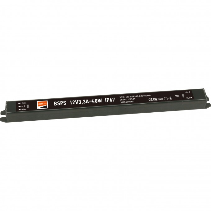 Блок питания JAZZWAY для светодиодной ленты BSPS 12V3 3A 40W IP67 3329266A Блок питания JAZZWAY для светодиодной ленты BSPS 12V3 3A 40W IP67 3329266A