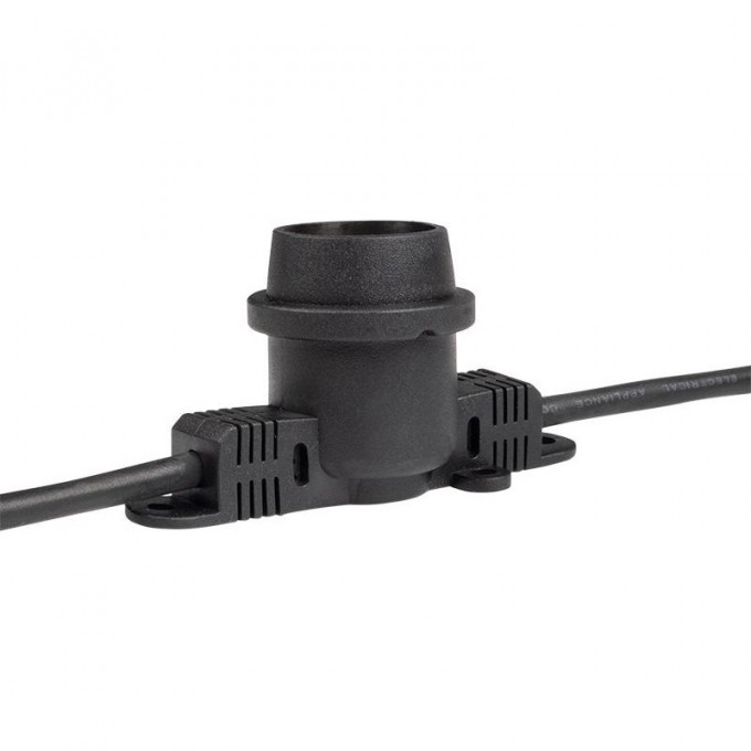 Гирлянда уличная JAZZWAY БЕЛТ-ЛАЙТ PBL-S40/L24+1.5 Black E27 IP65 24м 5058255 Гирлянда уличная JAZZWAY БЕЛТ-ЛАЙТ PBL-S40/L24+1.5 Black E27 IP65 24м 5058255