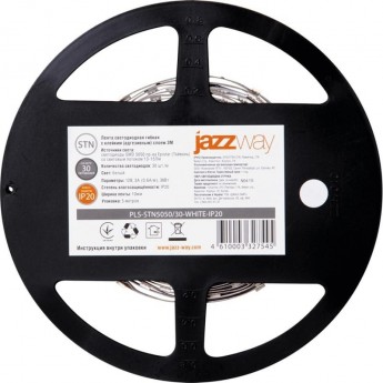 Лента JAZZWAY PLS 5050, 30 Warmwhite IP20 5м