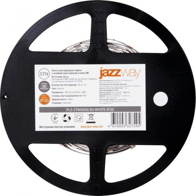 Лента JAZZWAY PLS 5050, 30 Warmwhite IP20 5м 327521 Лента JAZZWAY PLS 5050, 30 Warmwhite IP20 5м 327521
