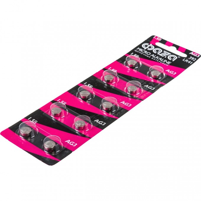 Марганцево-цинковые часовые элементы питания JAZZWAY ФАZА AG 3 LR 41 BL-10 5002524 Марганцево-цинковые часовые элементы питания JAZZWAY ФАZА AG 3 LR 41 BL-10 5002524
