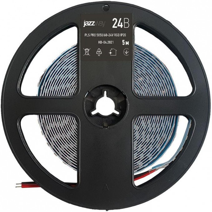 Светодиодная лента JAZZWAY PLS PRO 5050/60-24V RGB IP20 5m 5033979 Светодиодная лента JAZZWAY PLS PRO 5050/60-24V RGB IP20 5m 5033979
